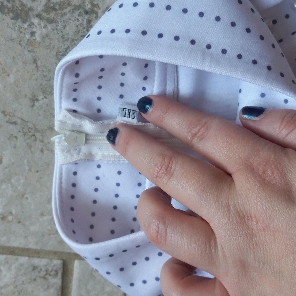 White Pearl Mid Dress - Picture 3 of 6
